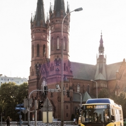 Autobus marki SCANIA Citywide LF CNG - sesja na ulicach Tarnowa